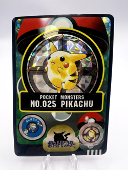 Pokemon Card Pikachu Bandai Sealdass No.025 Holo Prism 1997 Japanese - Image 1