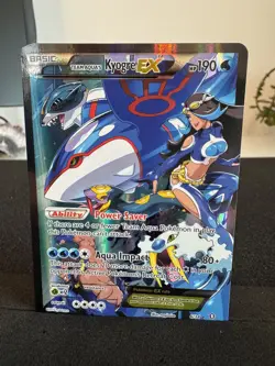 Team Aqua's Kyogre EX Holo Card 6/34 Double Crisis Never Played! - Image 4