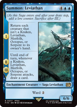 Summon: Leviathan FOIL Final Fantasy NM Creature Rare MAGIC MTG CARD ABUGames - Image 1