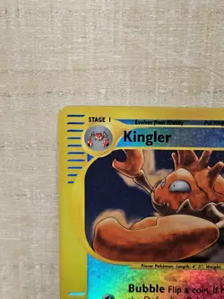 Pokemon Card TCG Kingler Reverse Holo 15/165 Rare Expedition 2002 Nintendo - Image 3