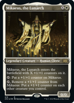 Mikaeus, the Lunarch (ETCHED) FOIL Double Masters 2022 NM Etched CARD ABUGames - Image 1
