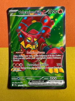 Pokemon TCG Volcanion EX Full Art Rare Holo Card 171/159 Journey Together - Image 1