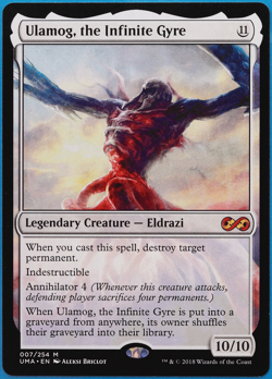 Ulamog, the Infinite Gyre Ultimate Masters HEAVILY PLD CARD (498585) ABUGames - Image 1