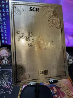 A5 Large Metal Card Serialized Waifu Anime Card U/50 Boa Hancock - Image 3