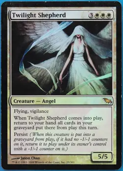 Twilight Shepherd FOIL Shadowmoor HEAVILY PLD White Rare CARD (469644) ABUGames - Image 1