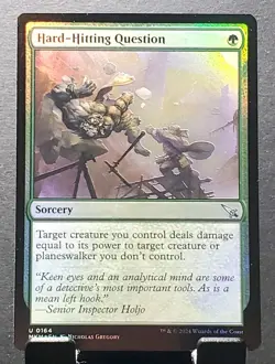 MTG 164 HARD-HITTING QUESTION Foil Murders at Karlov Manor card⚔NM/MT - Image 1
