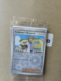 Pokemon Sealed 4 Pack Reverse Holo Professor Program Professor’s Research 2025 - Image 1