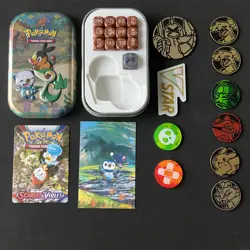 Pokemon TCG Friends Mini Tin Storage & Accessories insert, Dice, Coins & markers - Image 1
