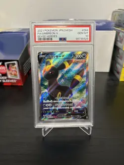 2021 Pokemon Japanese Eevee Heroes Umbreon V Full Art PSA 10 - Image 1