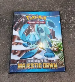 Pokemon TCG Diamond And Pearl Majestic Dawn Binder 2007 vintage Nintendo Rare - Image 1