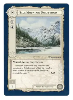 1995-1996 Middle Earth CCG MeCCG - Blue Mountain Dwarf-Hold - LOTR Tolkien Card - Image 3