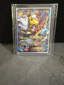 M Ampharos EX Pokemon (88 Full Art) 88/98 XY-Ancient Origins Holo Mega EX - Image 1