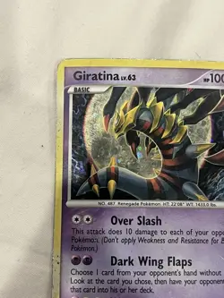 Pokemon TCG Giratina Lv 63 10/127 Platinum 2009 Holo Rare - Image 3