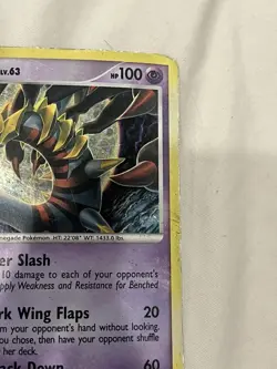 Pokemon TCG Giratina Lv 63 10/127 Platinum 2009 Holo Rare - Image 4