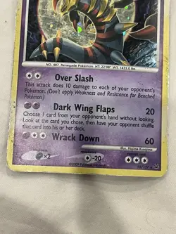 Pokemon TCG Giratina Lv 63 10/127 Platinum 2009 Holo Rare - Image 5