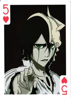 Ulquiorra Cifer BLEACH Playing Card Goddess Story Anime Collectible Card - Image 1