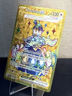 Pokemon TCG - Terapagos EX 173/142 - Stellar Crown - Hyper Rare Gold - NM ⭐ - Image 2