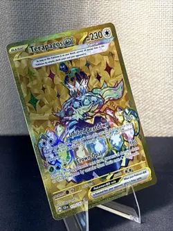 Pokemon TCG - Terapagos EX 173/142 - Stellar Crown - Hyper Rare Gold - NM ⭐ - Image 3