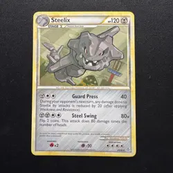 Pokemon TGC Steelix 24/95 Non-Holo Heart Gold & Soul Silver Unleashed NM - Image 1