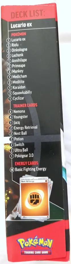 Pokemon ex Battle Deck Lucario Scarlet Violet Trading Card Theme Deck - Image 2