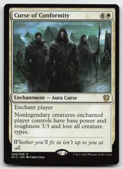 MTG Curse of Conformity R Commander: Innistrad: Midnight Hunt 6 LP - Image 1