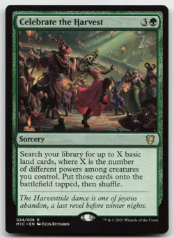 MTG Celebrate the Harvest R Commander: Innistrad: Midnight Hunt 24 LP - Image 1