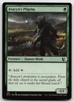 MTG Avacyn's Pilgrim C Commander: Innistrad: Midnight Hunt 132 LP - Image 1