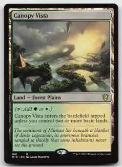 MTG Canopy Vista R Commander: Innistrad: Midnight Hunt 168 LP - Image 1