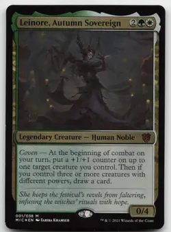 MTG Leinore, Autumn Sovereign (Display Commander) - Thick Stock M Commander: Inn - Image 1