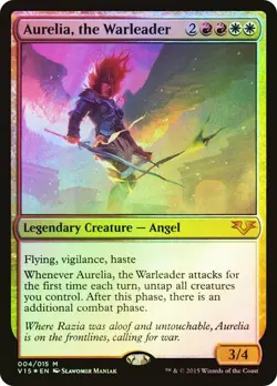FOIL Aurelia, the Warleader ~ From the Vault [ NearMint ] [ Magic MTG ] - Image 1