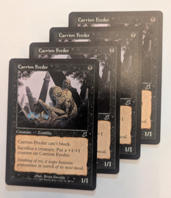 Magic Mtg Scourge Carrion Feeder x4 near mint - Image 1