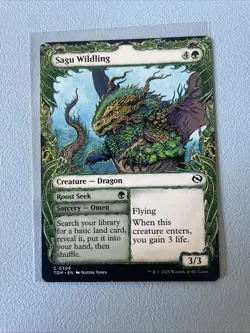 Sagu Wildling (Showcase) Tarkir: Dragonstorm Regular NM MTG - Image 1