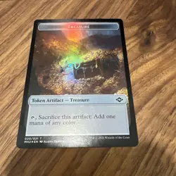 MTG 1X BEAST / TREASURE DOUBLE SIDED TOKEN MH2 Modern Horizons 2 Foil NM - Image 4