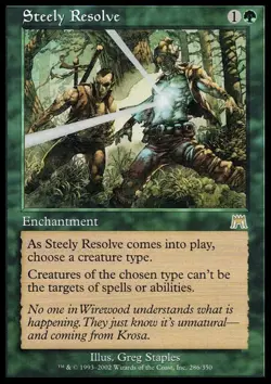 Steely Resolve ~ Onslaught [ PLAYED ] [ Magic MTG ] - Image 1