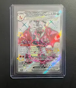 Pokemon Card TCG - Charizard ex SVP 074 Black Star Promo Scarlet & Violet NM - Image 3