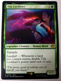 MTG Final Fantasy - Tifa Lockhart - Rare - 0206 VLP - Image 1