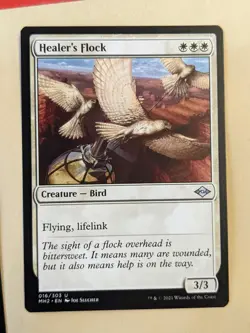 HEALER'S FLOCK-MTG-MODERN HORIZONS 2-UNCOMMON 016/303 - Image 1
