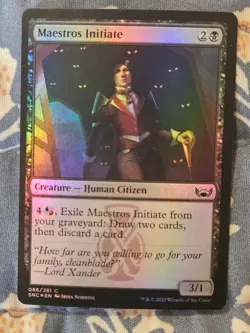 Maestros Initiate FOIL Streets of New Capenna MTG Magic - Image 2