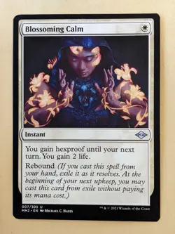BLOSSOMING CALM-MTG-MODERN HORIZONS 2-UNCOMMON 007/303 - Image 1