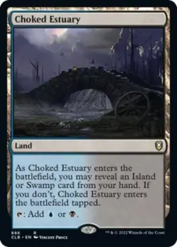 Choked Estuary - Light Play MTG Commander Legends: Battle for Baldur's Gate - Image 1
