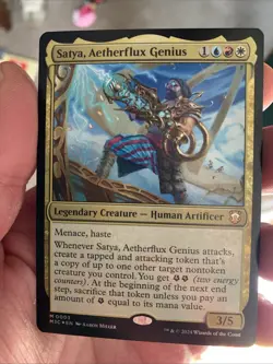 FOIL Satya, Aetherflux Genius ~ Commander: Modern Horizons 3 [ NM ] [ MTG ] - Image 1