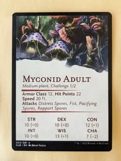 MYCONID ADULT ART SERIES-MTG: COMMANDER LEGENDS-BALDUR'S GATE-024/081 - Image 2