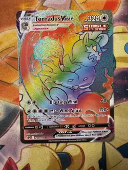 Tornadus Vmax 209/198 Chilling Reign Rainbow Full Art Secret Rare Pokemon TCG NM - Image 1