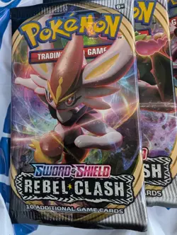 X1 Pokemon Rebel Clash Booster Packf from sealed Box (UK Seller) *SEALED* - Image 1