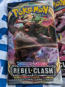 X1 Pokemon Rebel Clash Booster Packf from sealed Box (UK Seller) *SEALED* - Image 3