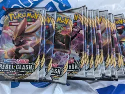 X1 Pokemon Rebel Clash Booster Packf from sealed Box (UK Seller) *SEALED* - Image 5