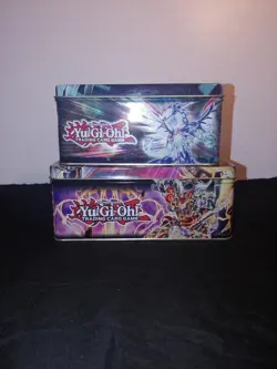 Lot of 2 EMPTY YuGiOh! 2014 Mega Tin + 2011 Collection Tin - Image 5