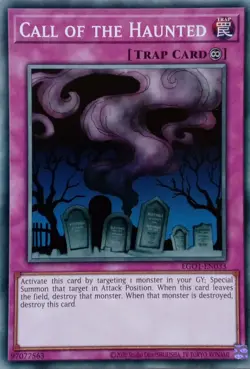 EGO1-EN033 CALL OF THE HAUNTED COMMON UNLIMITED EDITION YuGiOh CARD - Image 1