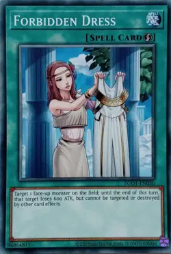 EGO1-EN030 FORBIDDEN DRESS COMMON UNLIMITED EDITION YuGiOh CARD - Image 1