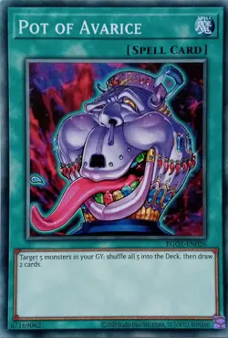 EGO1-EN026 POT OF AVARICE COMMON UNLIMITED EDITION YuGiOh CARD - Image 1